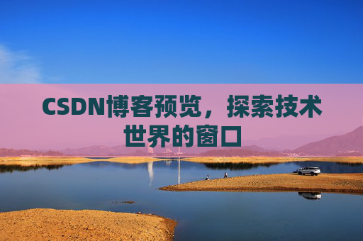 CSDN博客预览,探索技术世界的窗口